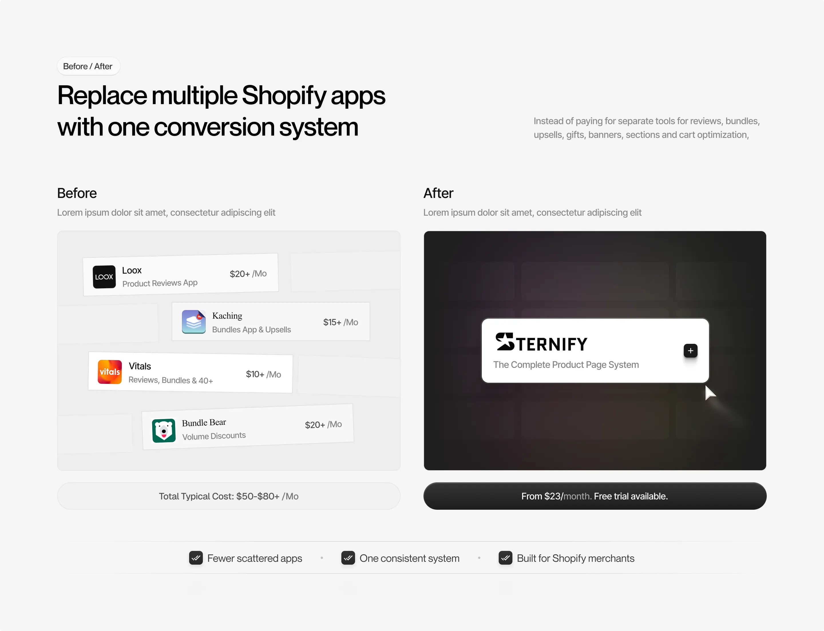 Sternify β Competitor Comparison Options