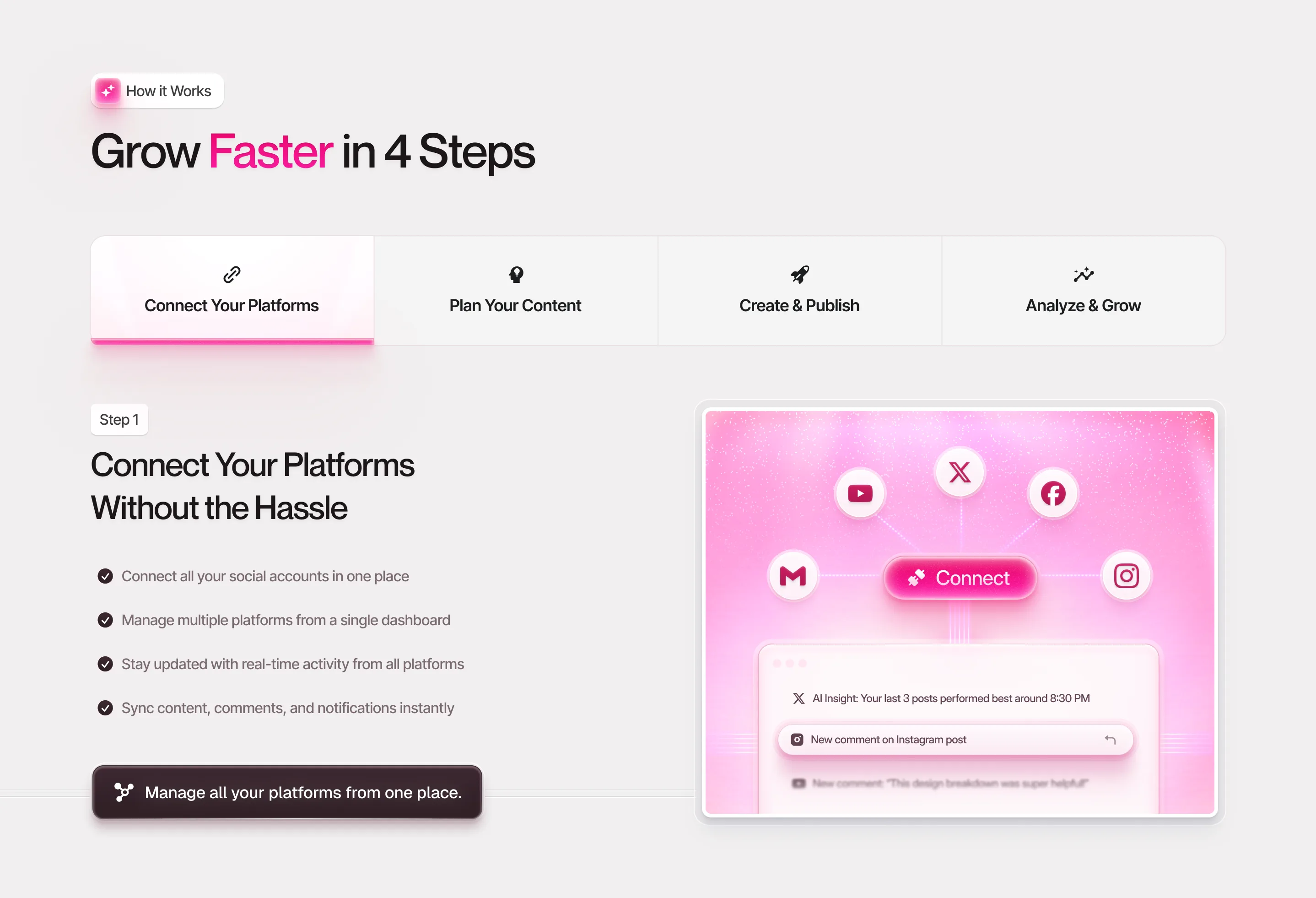 Step-by-step β How It Works Onboarding Layout