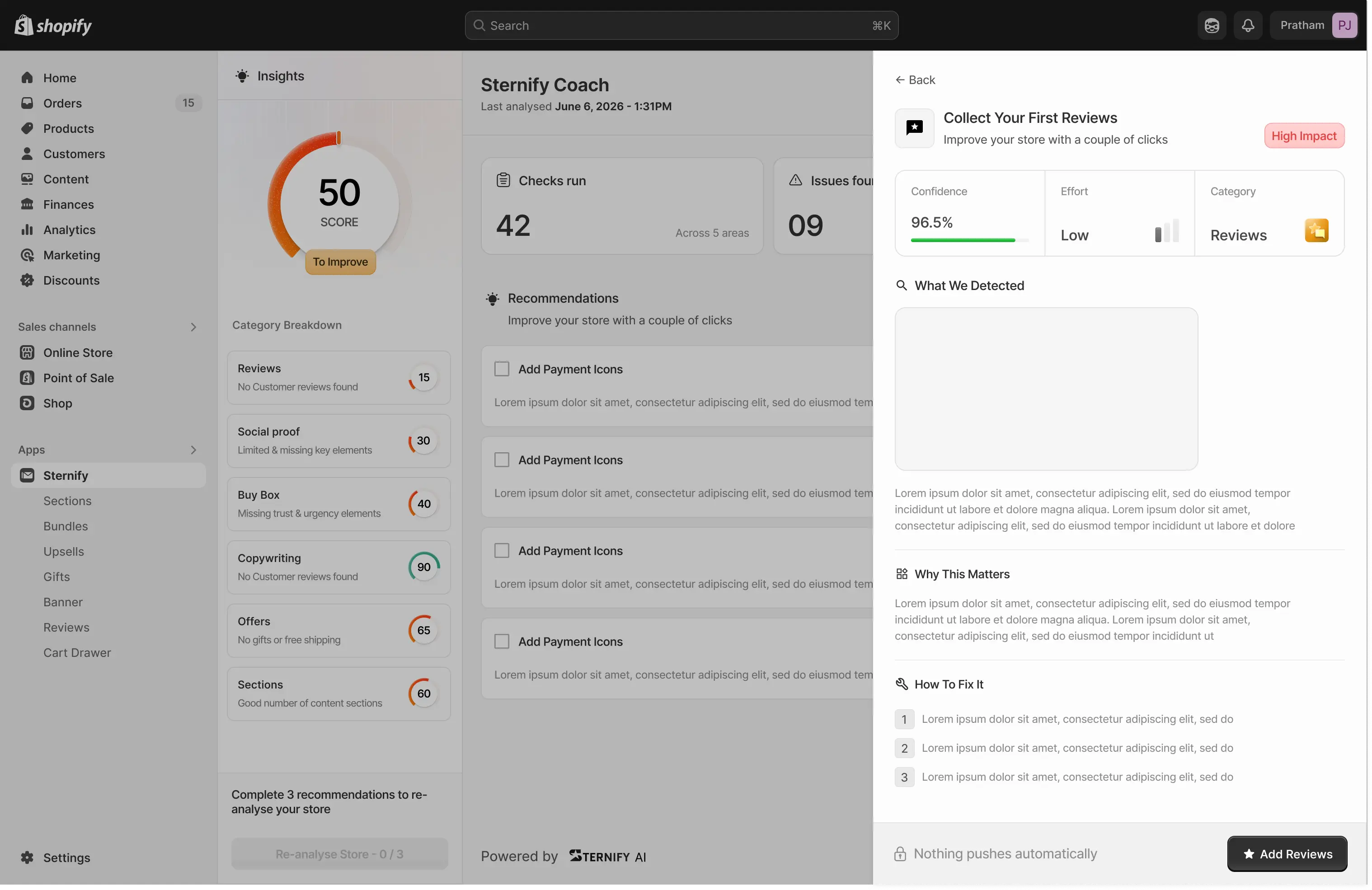 Interface β Collapsible Sidebar Panel Feature